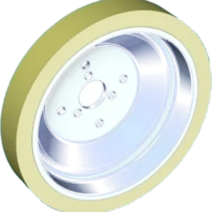 Polyurethane Tyred Pipe Rail Wheel - Image 1