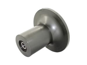 Flanşlı Naylon Makara 195x150x90 mm, Ø51 mm Boru İçin, Rulmanlı, 20 mm Aks