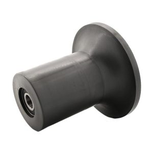 Flanşlı Makara Naylon 163x150x90 mm — Rulmanlı, Aks 20 mm - Görsel 1