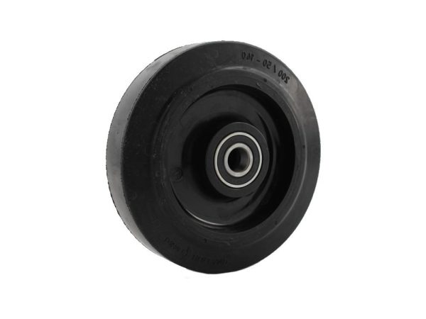 Teker Poliüretan/Kauçuk 200×50 mm — Aks 20 mm