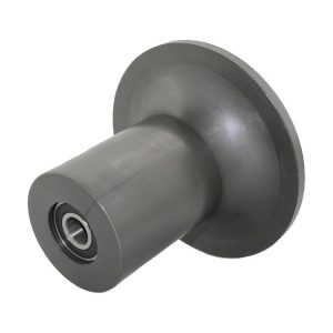 Rodillo de Nylon con Brida 183x150x90 mm para Tubo Ø45 mm, con Rodamientos, Eje 20 mm - Imagen 1