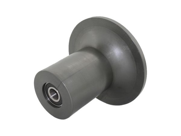 Flanşlı Naylon Makara 183x150x90 mm, Ø45 mm Boru İçin, Rulmanlı, 20 mm Aks