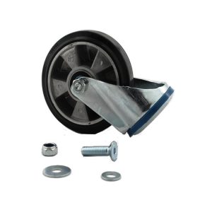 Döner Teker 125x40 mm — Tek Delik M14, Komple Set (Eski Model) - Görsel 1