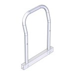 İtme Kolu 1″ U Model — Galvanizli Çelik, 2x Somun + Cıvata Dahil